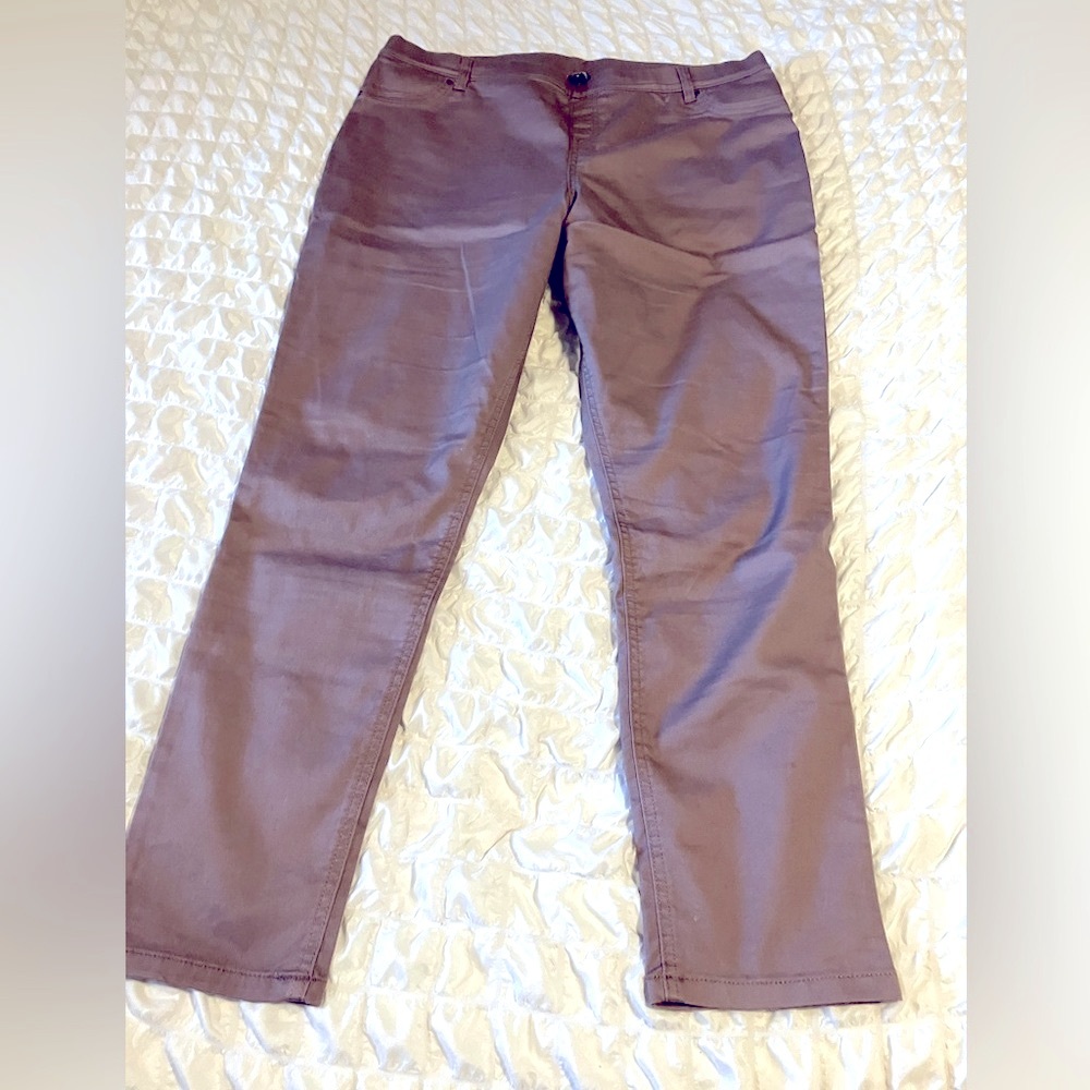 Size 18 dark blush pink leggings by George